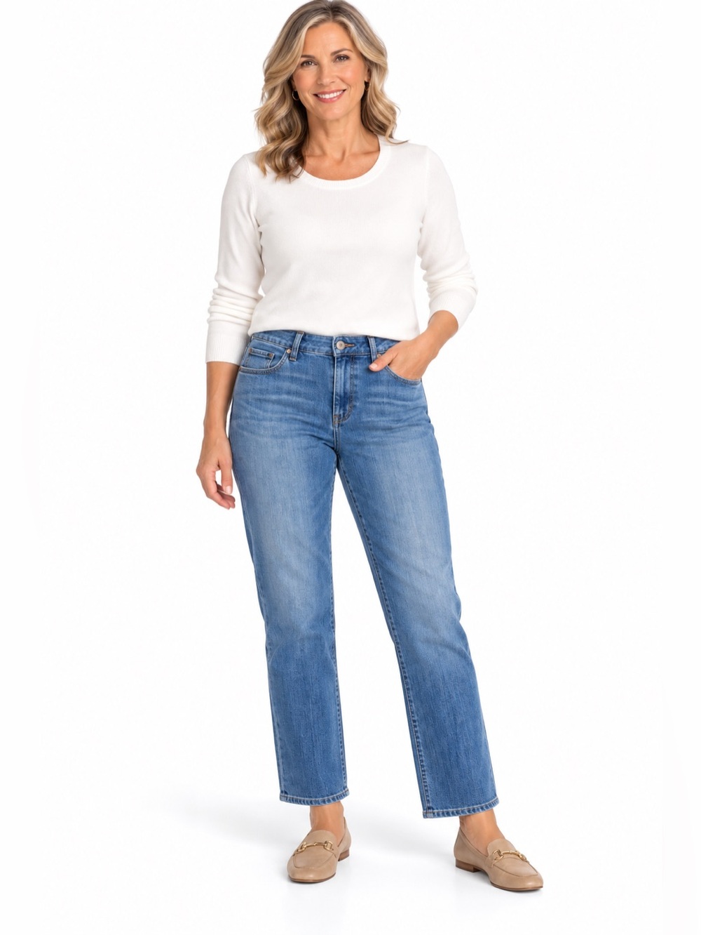 NWT Talbots Heritage jeans straight women’s size 10 petite
